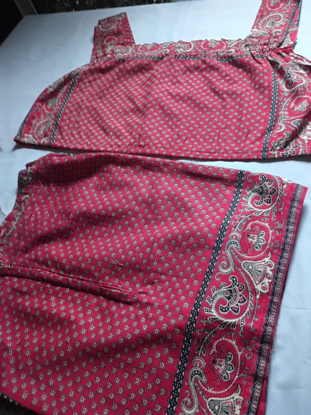 Women’s Red Printed Jumpsuit